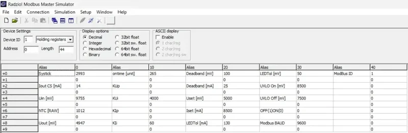 RMMS-Verbindung hergestellt mit Live-Daten