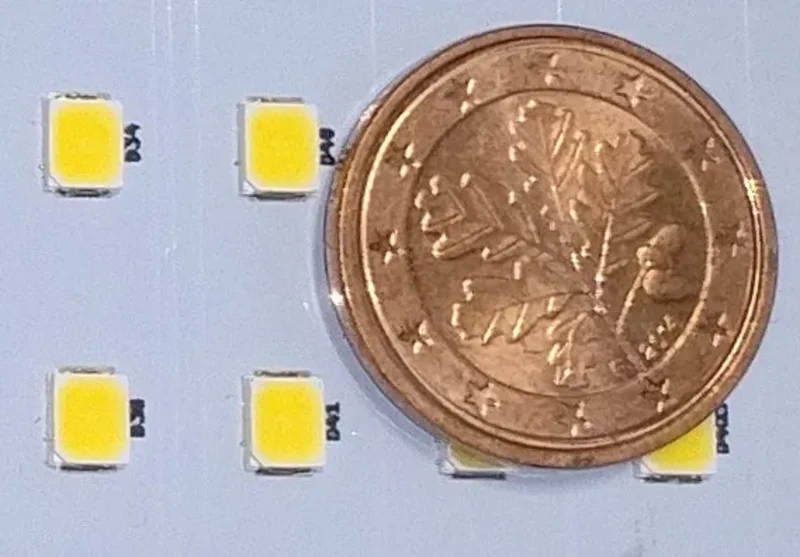 LEDs on an aluminium PCB