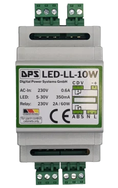 LED-LL-10W: Long Life 10W LED Power Supply with status Relay