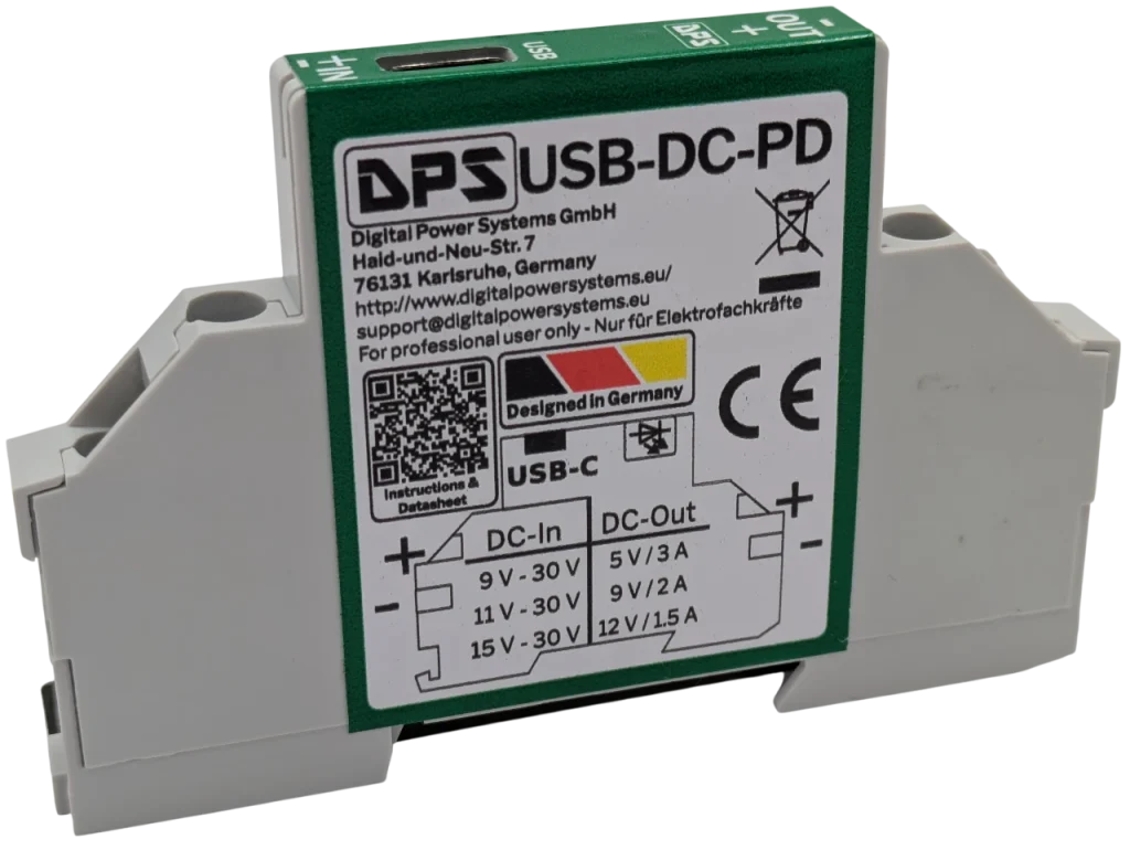 Seitenansicht USB-DC-PD