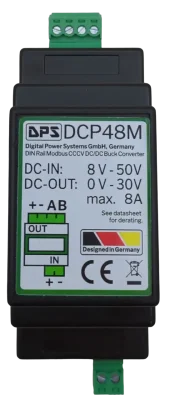 Product Image of DCP48 (DCP48M: 48V 8A DIN Rail Modbus CCCV DC/DC converter)