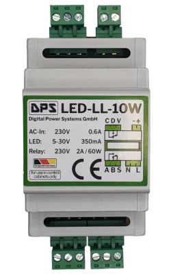 LED-LL-10W: Long Life 10W LED Power Supply with status Relay